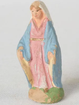Antique Santon of the Virgin Mary from Provence