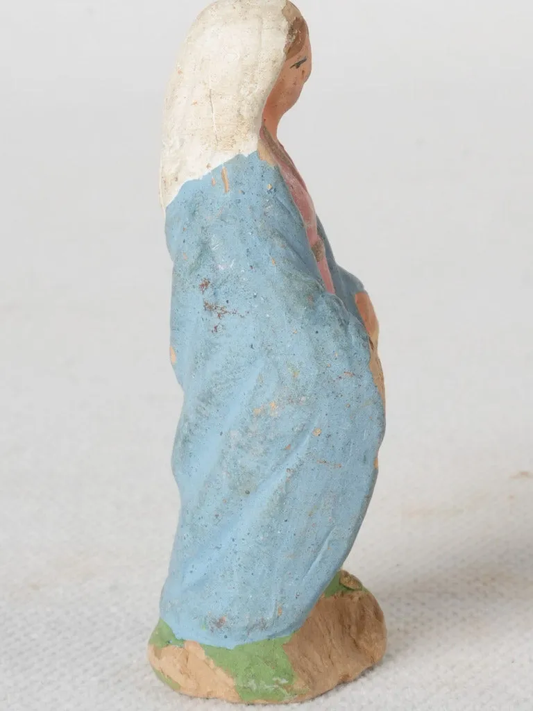 Antique Santon of the Virgin Mary from Provence