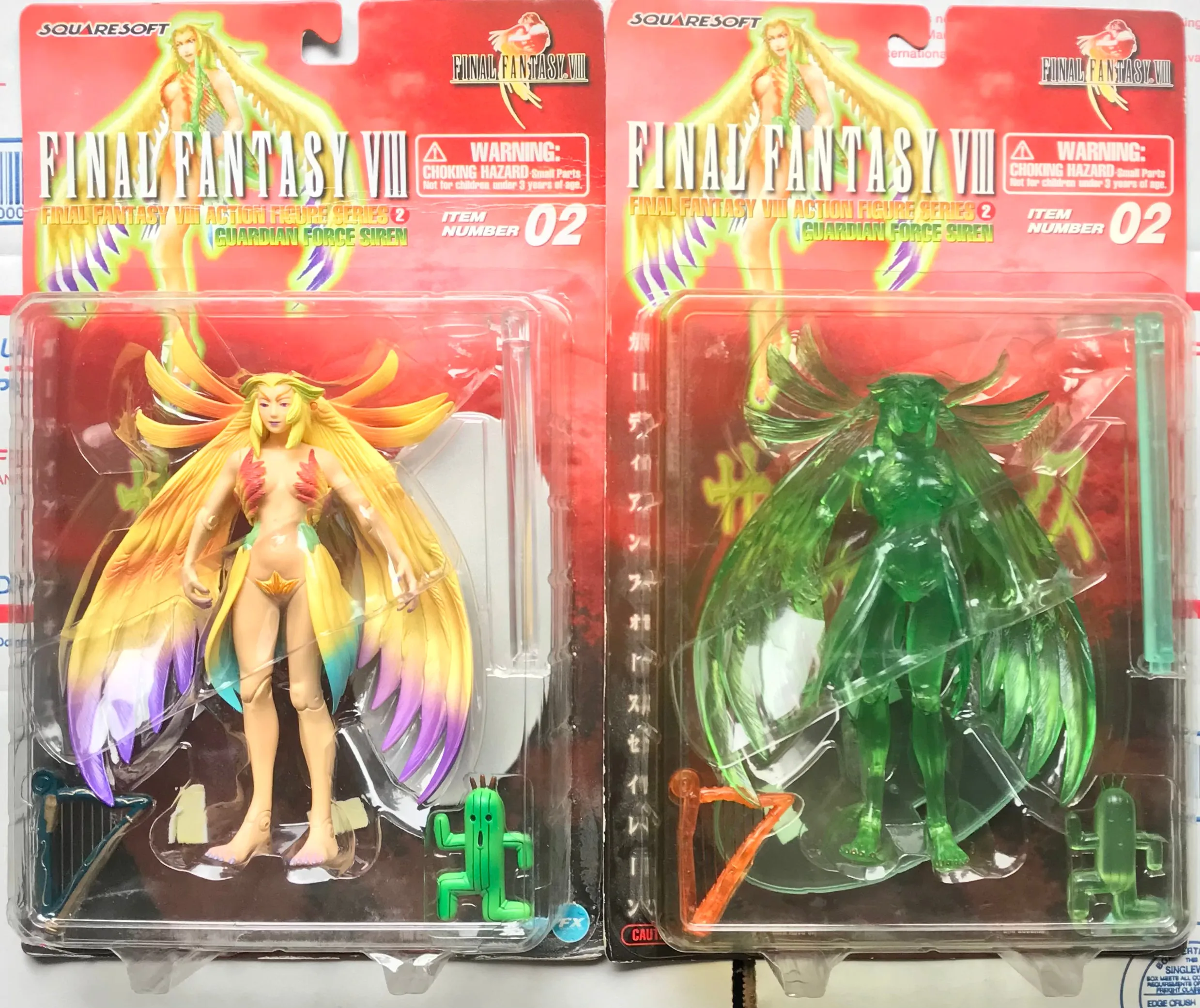 ArtFX Final Fantasy VIII (8) Guardian Force Siren Summon Action Figure (  Translucent Version) BUNDLE/LOT