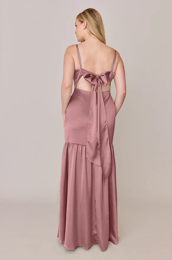 Astrid Satin Dress | Made To Order
