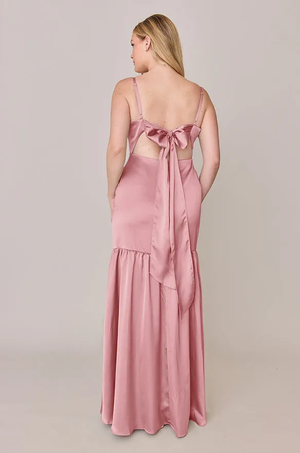 Astrid Satin Dress | Made To Order