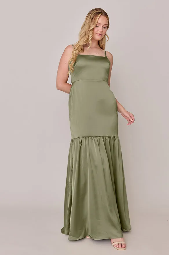 Astrid Satin Dress | Made To Order