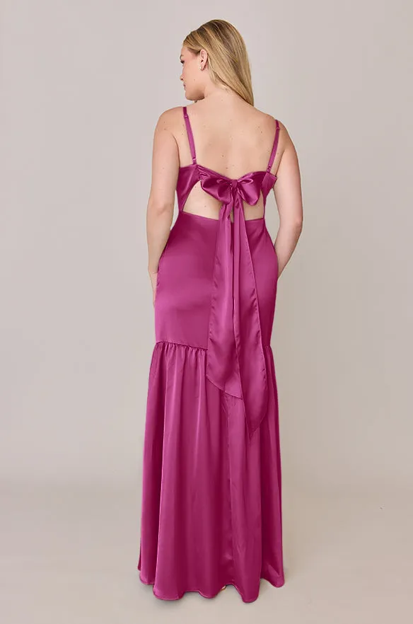 Astrid Satin Dress | Made To Order