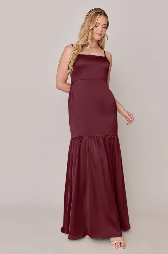 Astrid Satin Dress | Made To Order