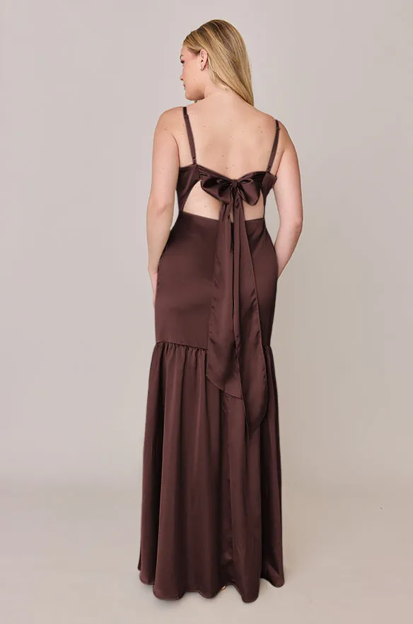 Astrid Satin Dress | Made To Order