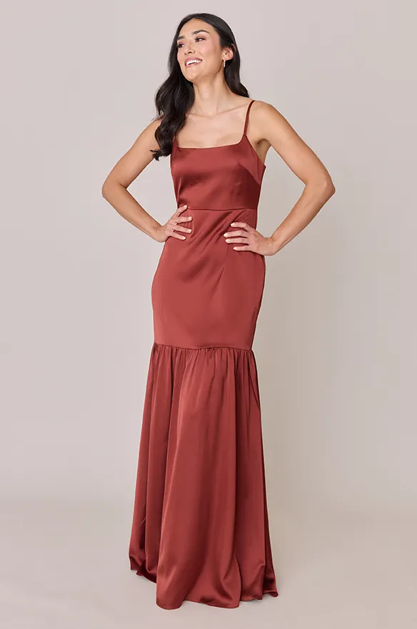 Astrid Satin Dress | Made To Order