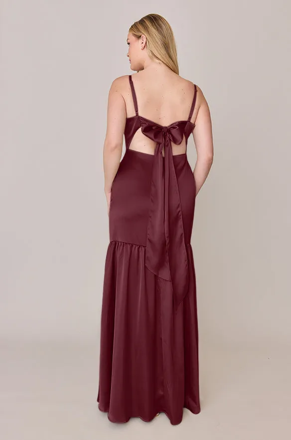 Astrid Satin Dress | Made To Order