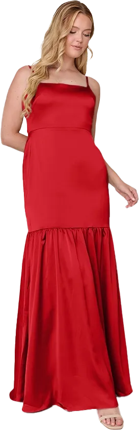 Astrid Satin Dress | Made To Order