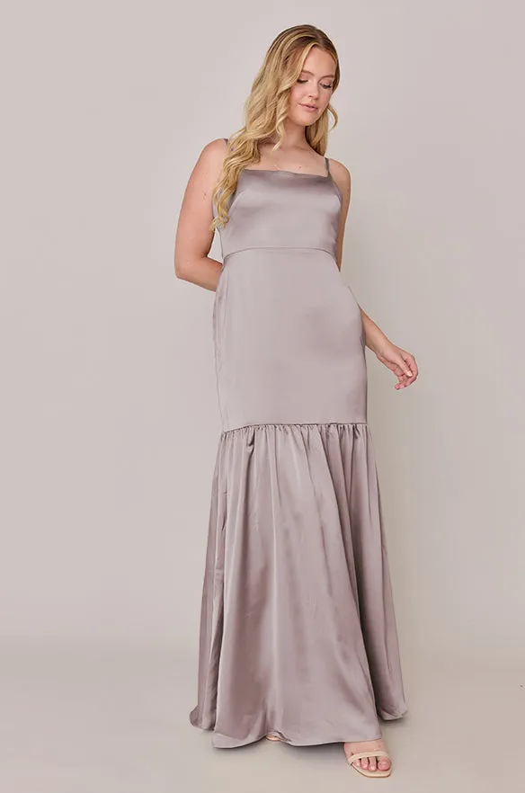 Astrid Satin Dress | Made To Order