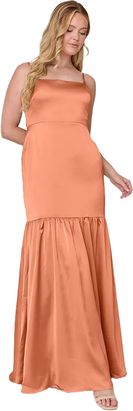 Astrid Satin Dress | Made To Order