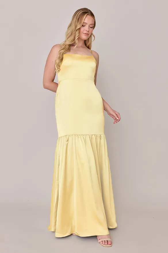 Astrid Satin Dress | Made To Order