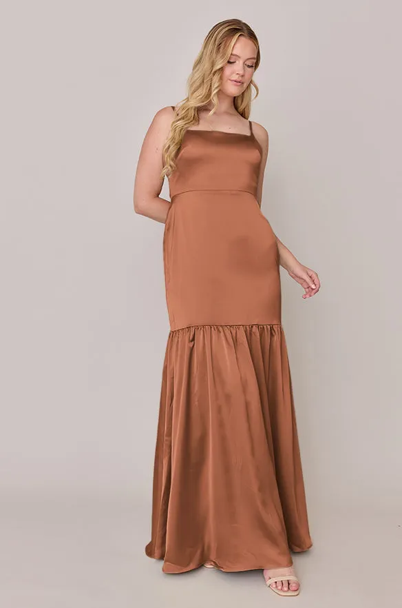 Astrid Satin Dress | Made To Order
