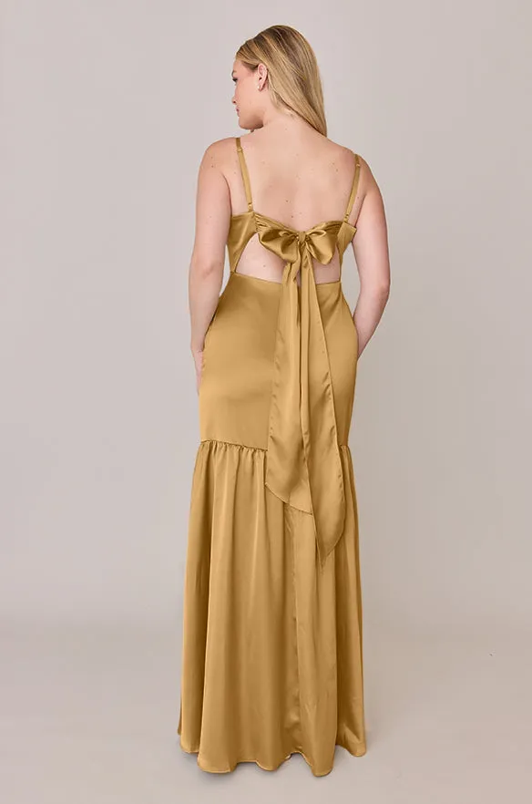 Astrid Satin Dress | Made To Order