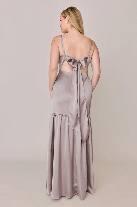 Astrid Satin Dress | Made To Order