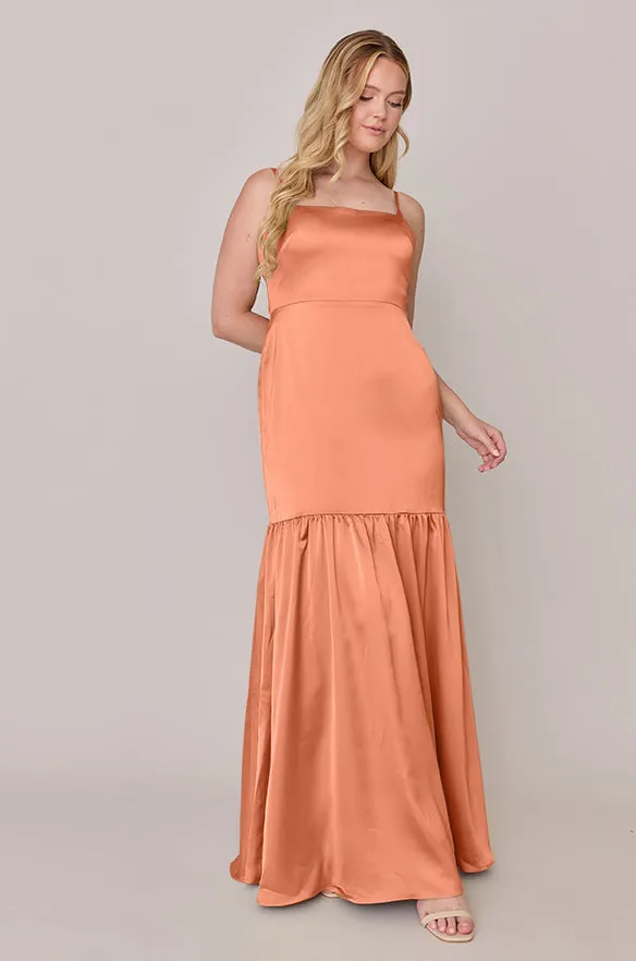 Astrid Satin Dress | Made To Order