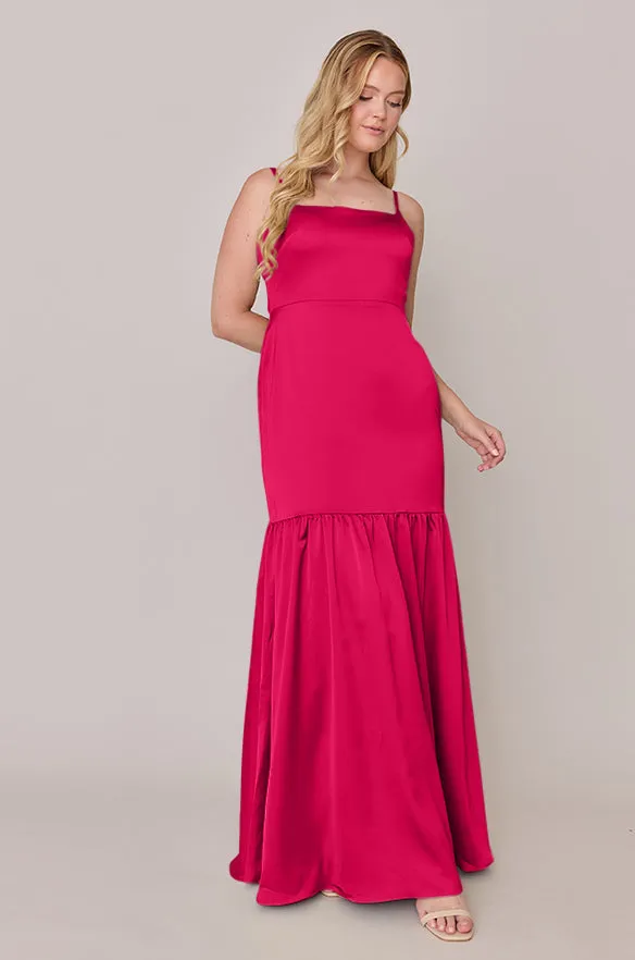 Astrid Satin Dress | Made To Order