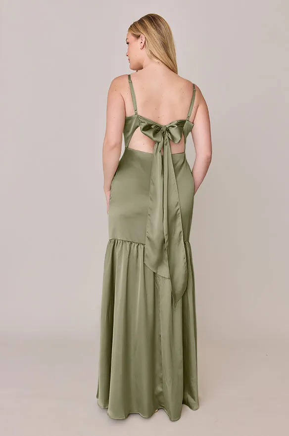 Astrid Satin Dress | Made To Order