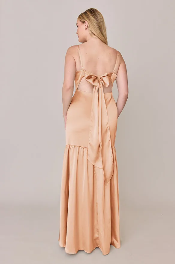 Astrid Satin Dress | Made To Order