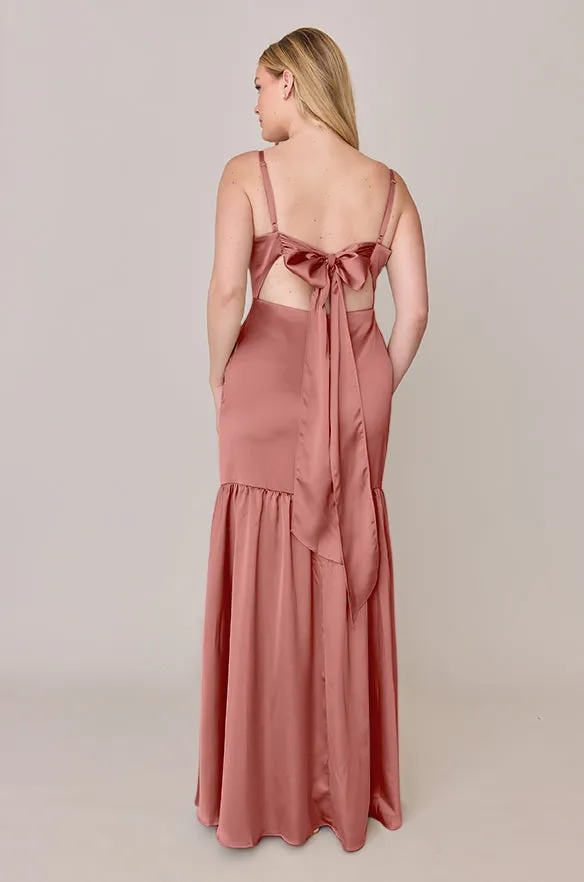 Astrid Satin Dress | Made To Order