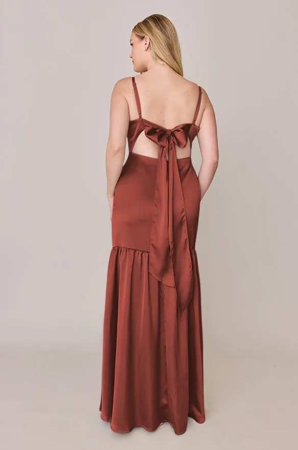 Astrid Satin Dress | Made To Order
