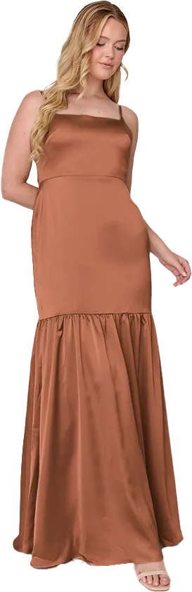 Astrid Satin Dress | Made To Order