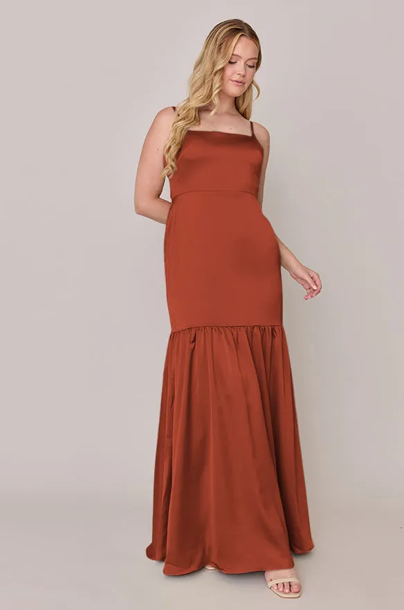 Astrid Satin Dress | Made To Order