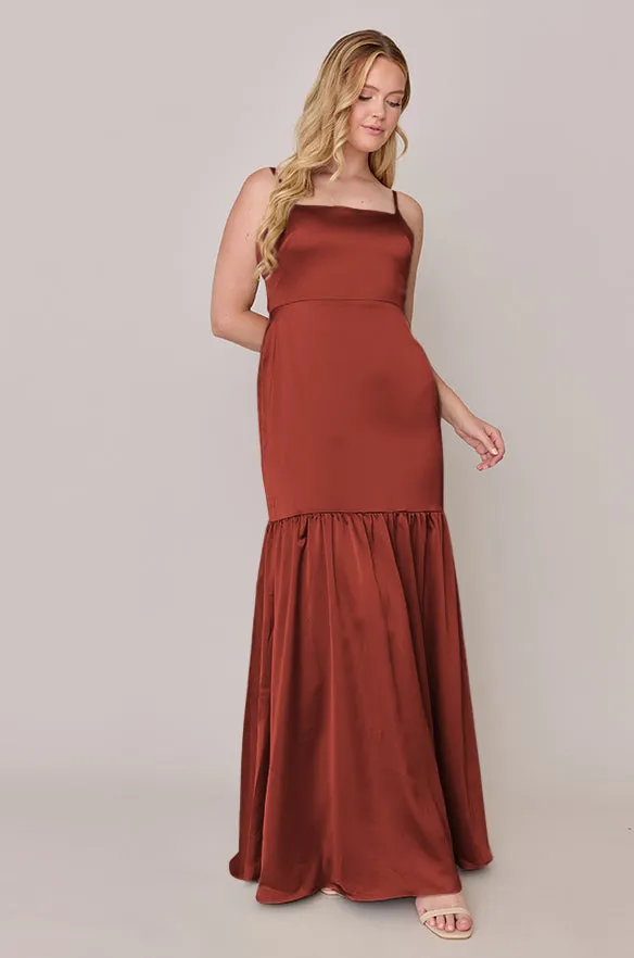 Astrid Satin Dress | Made To Order