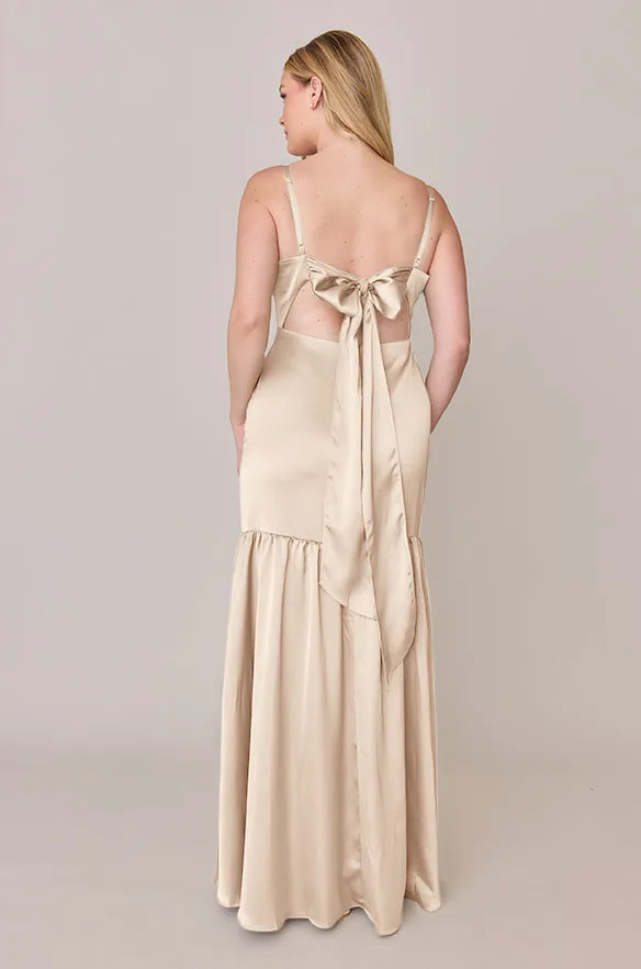 Astrid Satin Dress | Made To Order