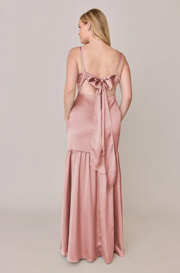 Astrid Satin Dress | Made To Order