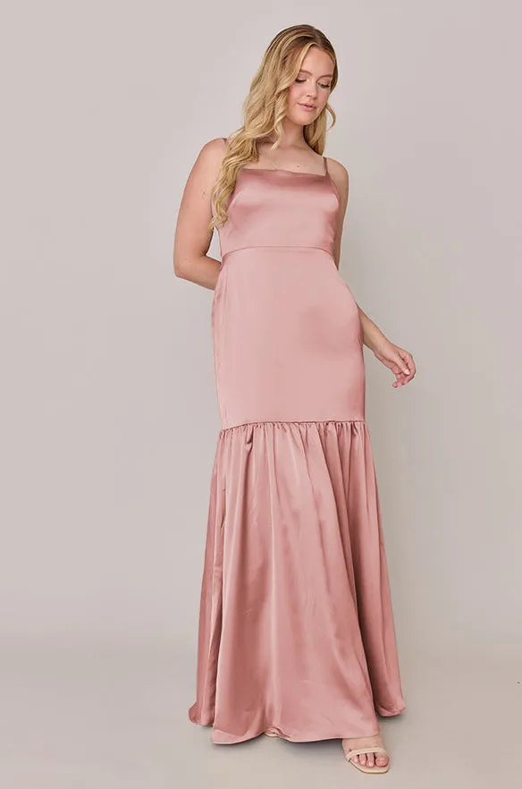 Astrid Satin Dress | Made To Order