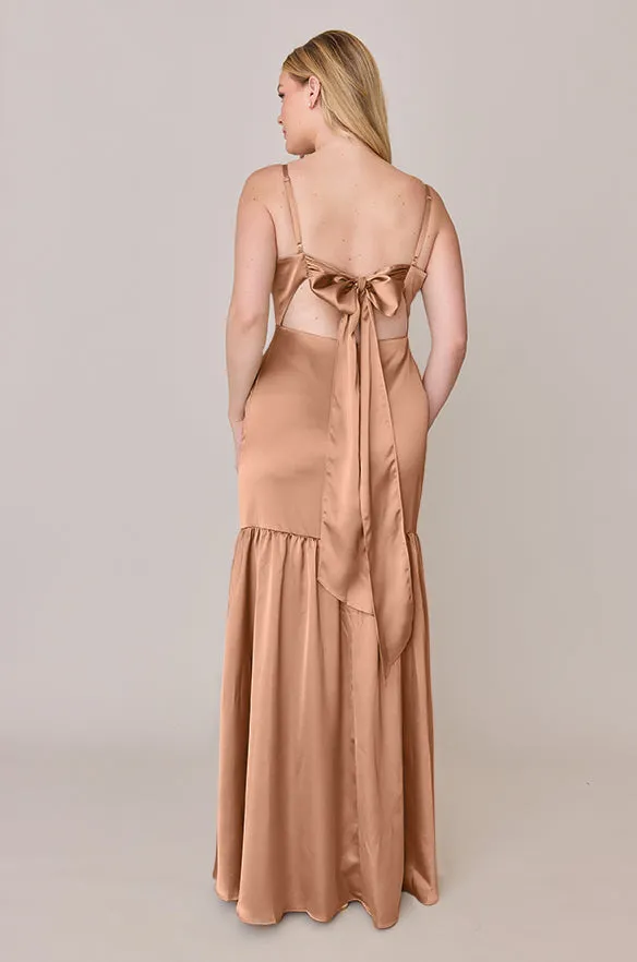 Astrid Satin Dress | Made To Order