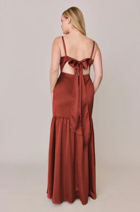 Astrid Satin Dress | Made To Order