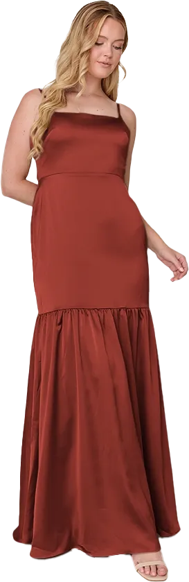 Astrid Satin Dress | Made To Order