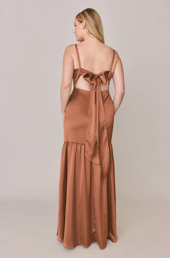 Astrid Satin Dress | Made To Order