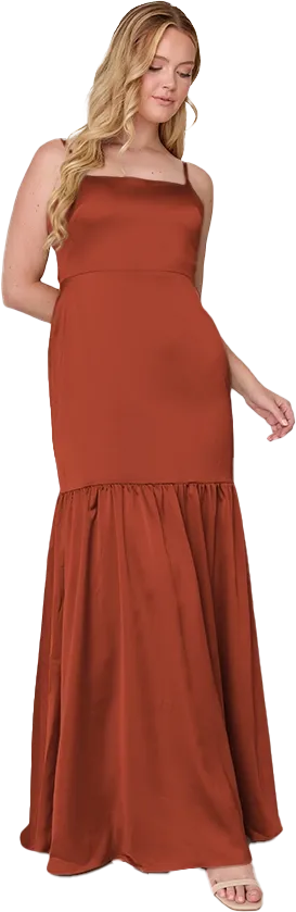 Astrid Satin Dress | Made To Order