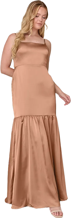 Astrid Satin Dress | Made To Order