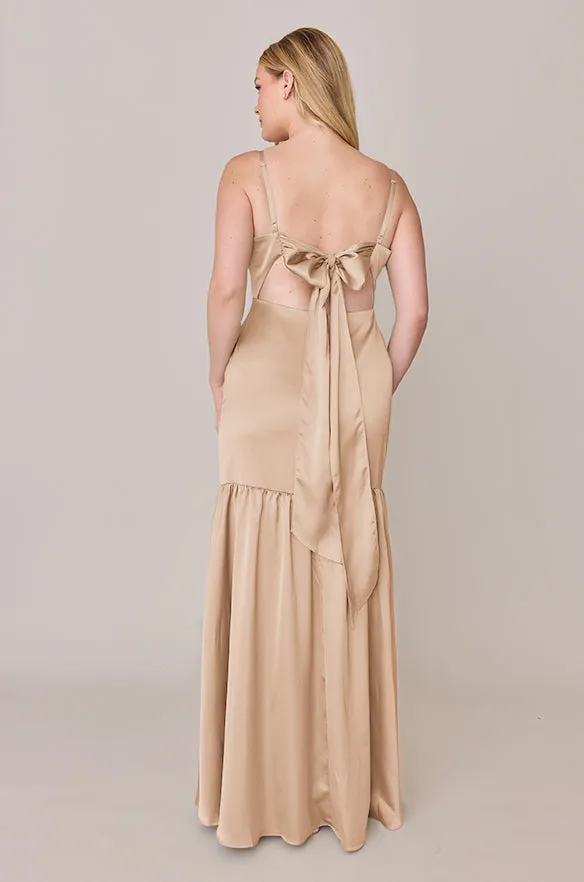 Astrid Satin Dress | Made To Order