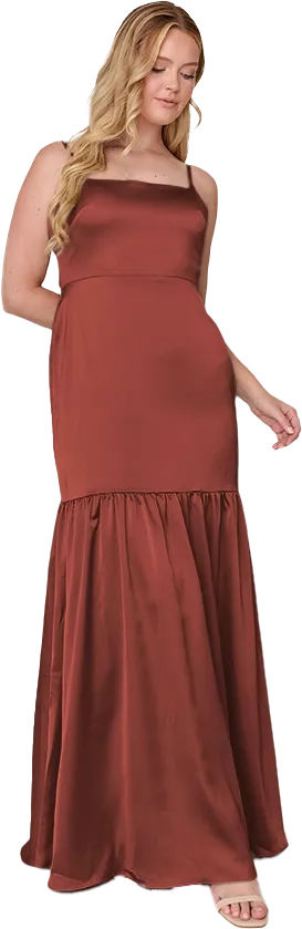 Astrid Satin Dress | Made To Order