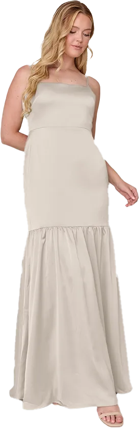Astrid Satin Dress | Made To Order