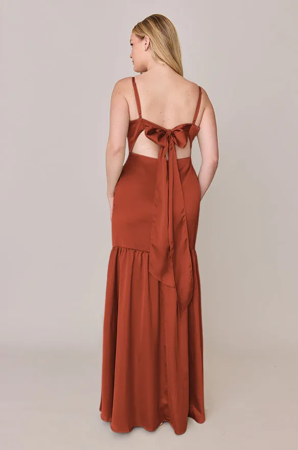 Astrid Satin Dress | Made To Order