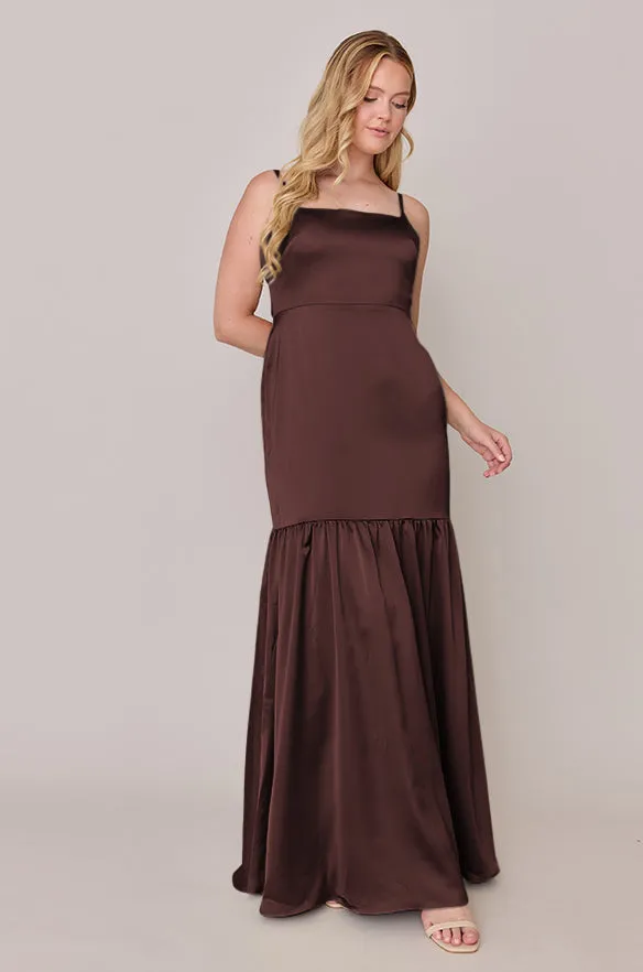 Astrid Satin Dress | Made To Order