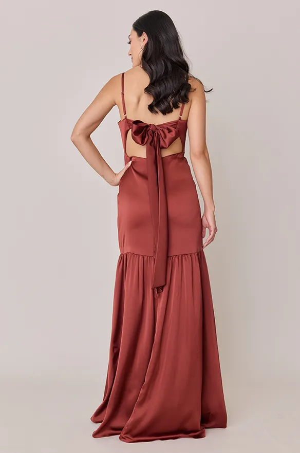 Astrid Satin Dress | Made To Order