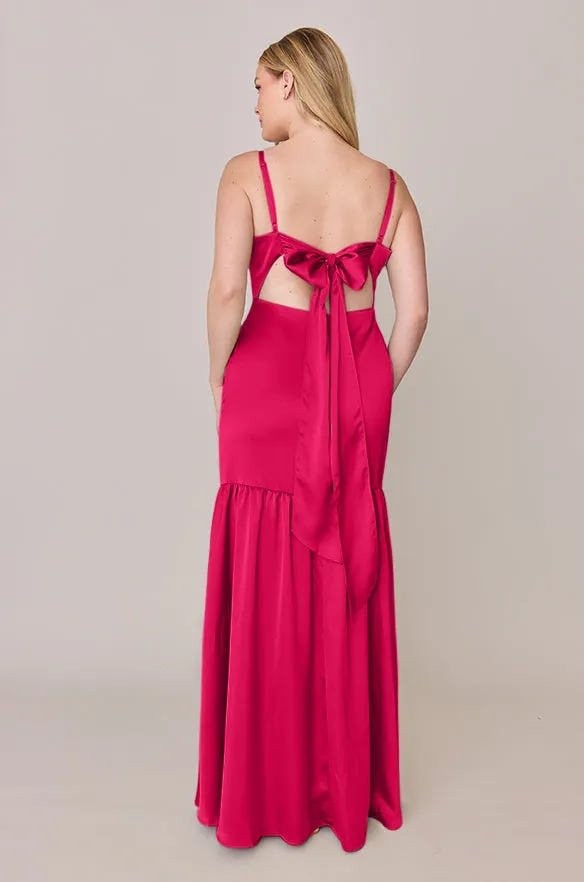 Astrid Satin Dress | Made To Order