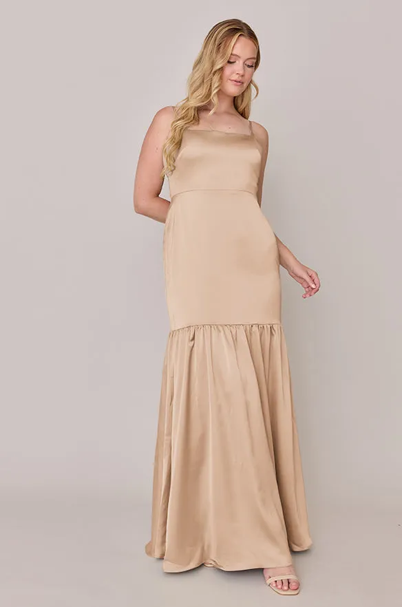 Astrid Satin Dress | Made To Order