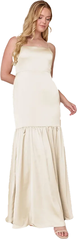 Astrid Satin Dress | Made To Order