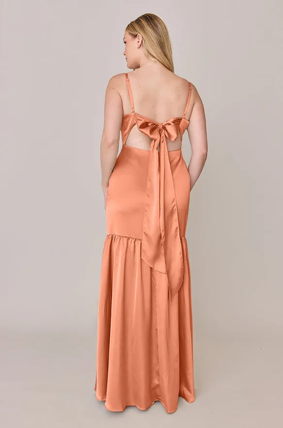 Astrid Satin Dress | Made To Order
