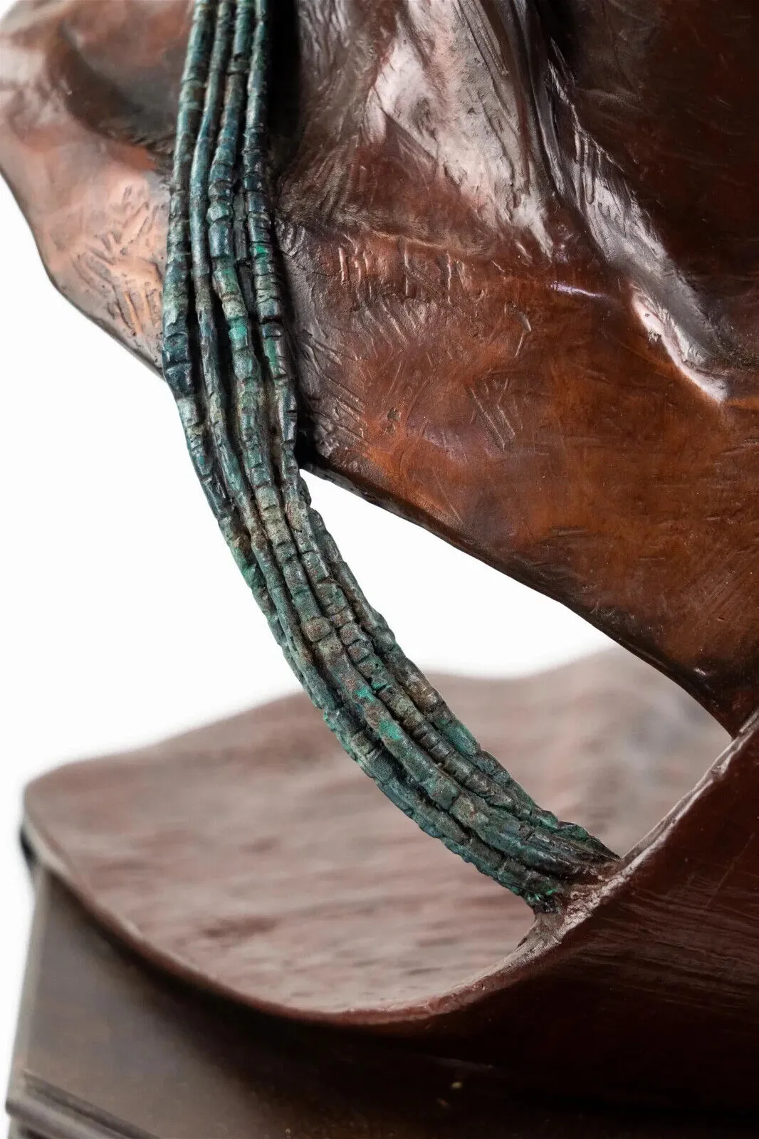 Bust Sculpture, Susan Kliewer, 'Hataalii-The Singer", Bronze, Signed, 31/55!