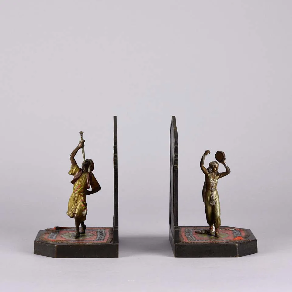 “Dancing Arab Bookends” by Franz Bergman