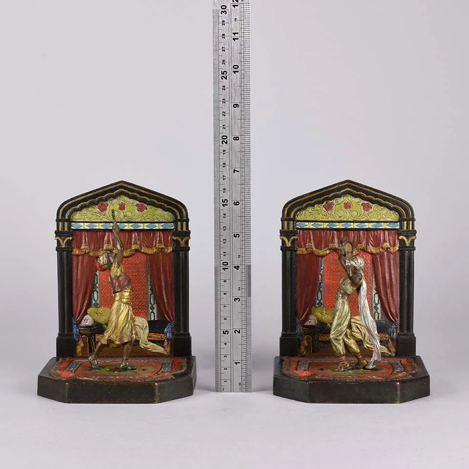 “Dancing Arab Bookends” by Franz Bergman