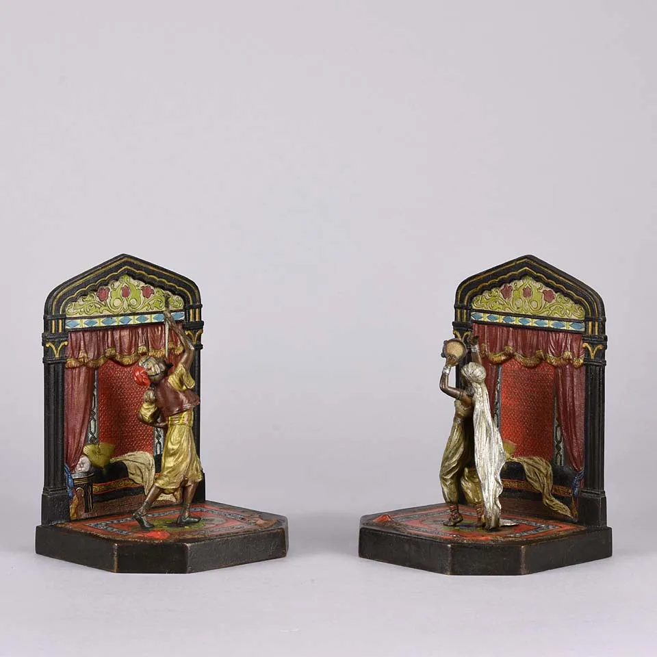 “Dancing Arab Bookends” by Franz Bergman